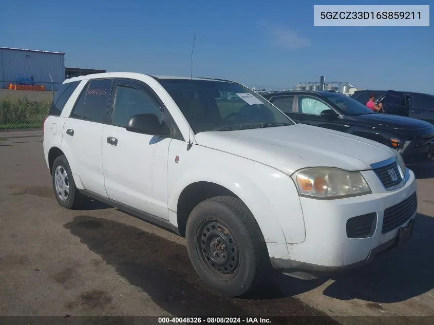 2006 Saturn Vue 4 Cyl VIN: 5GZCZ33D16S859211 Lot: 40048326