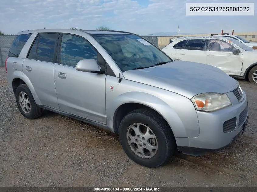 2006 Saturn Vue V6 VIN: 5GZCZ53426S808022 Lot: 40188134