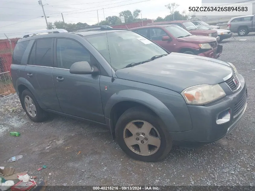 2006 Saturn Vue V6 VIN: 5GZCZ63426S894583 Lot: 40215216