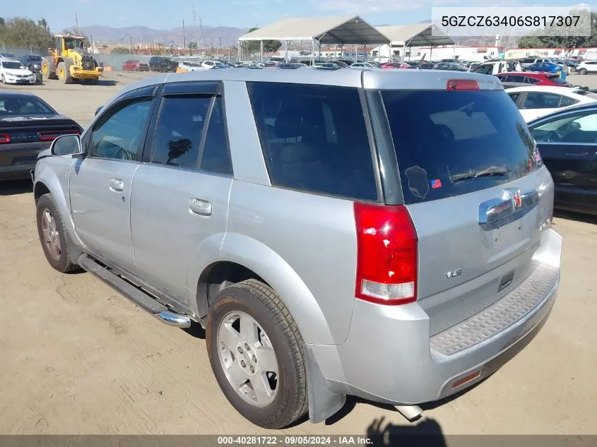 2006 Saturn Vue V6 VIN: 5GZCZ63406S817307 Lot: 40281722