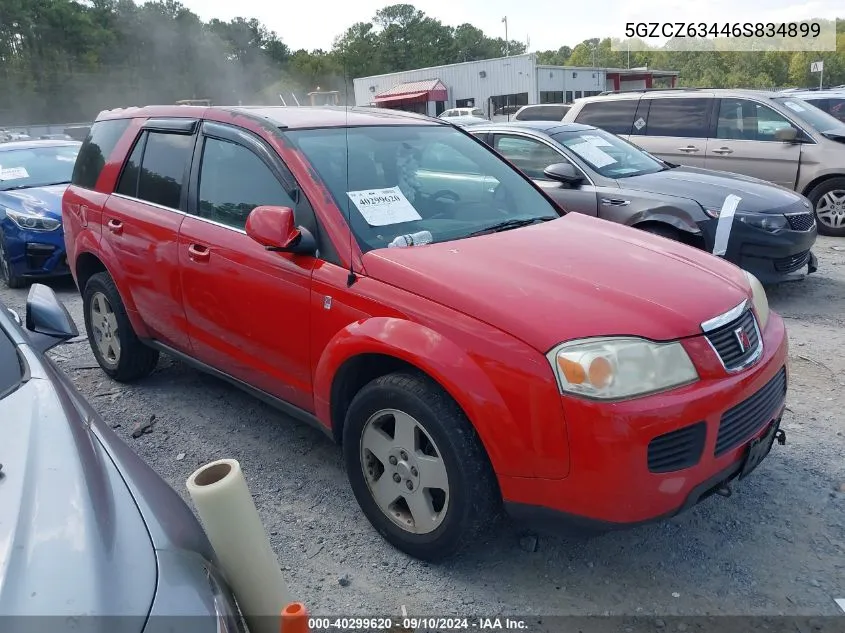 2006 Saturn Vue V6 VIN: 5GZCZ63446S834899 Lot: 40299620