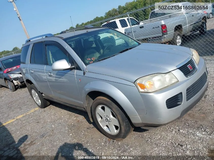 2006 Saturn Vue V6 VIN: 5GZCZ53416S862654 Lot: 40303819