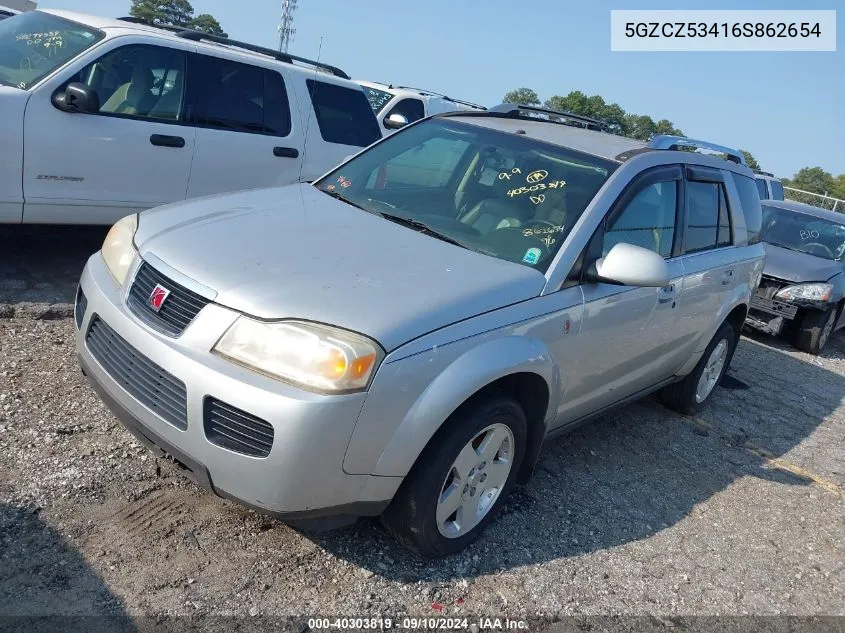 2006 Saturn Vue V6 VIN: 5GZCZ53416S862654 Lot: 40303819