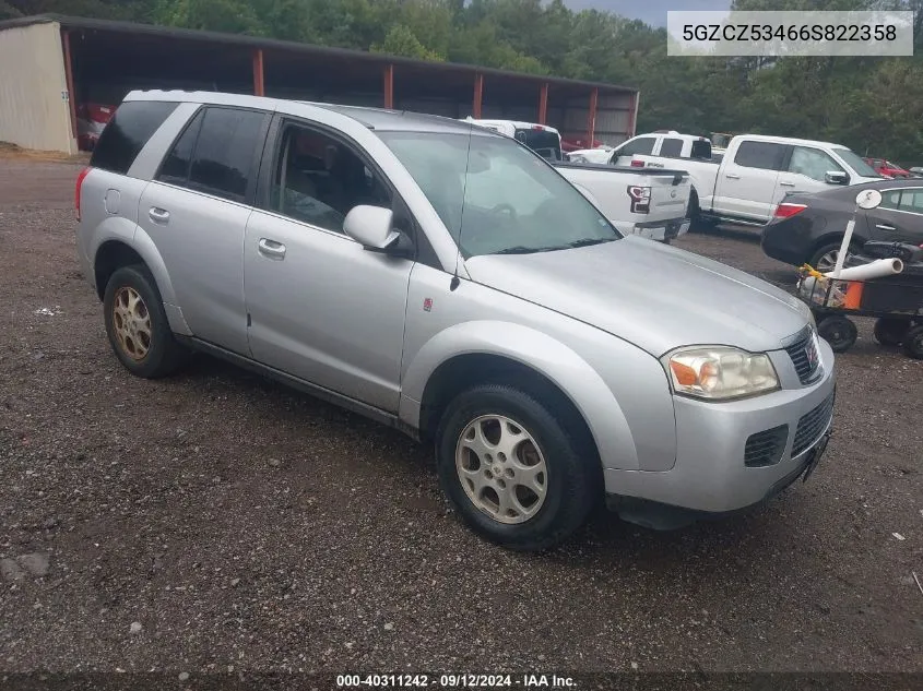 2006 Saturn Vue V6 VIN: 5GZCZ53466S822358 Lot: 40311242