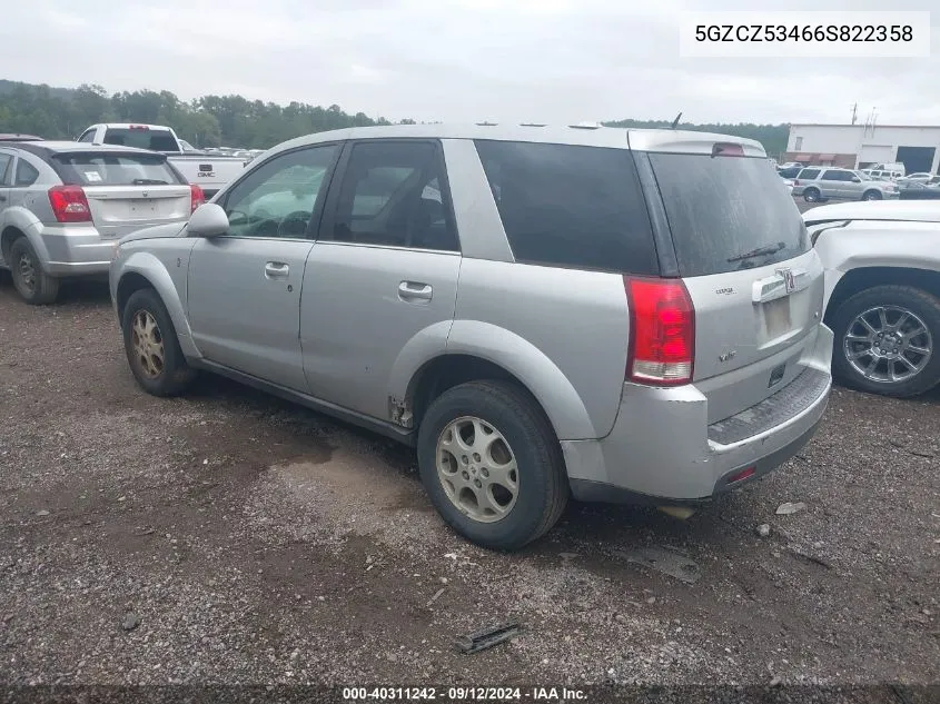 2006 Saturn Vue V6 VIN: 5GZCZ53466S822358 Lot: 40311242