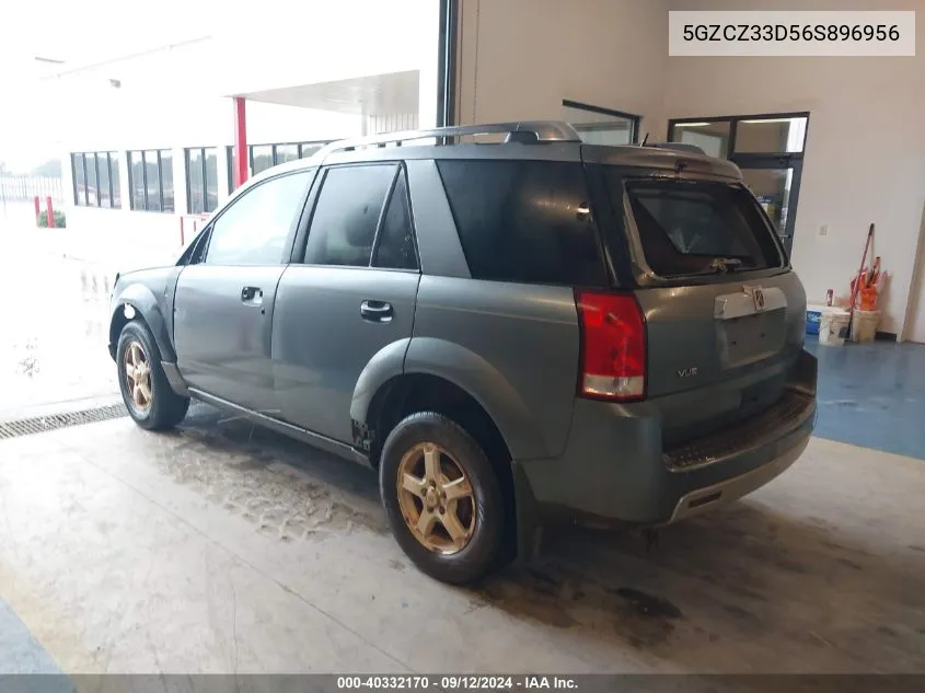 2006 Saturn Vue 4 Cyl VIN: 5GZCZ33D56S896956 Lot: 40332170