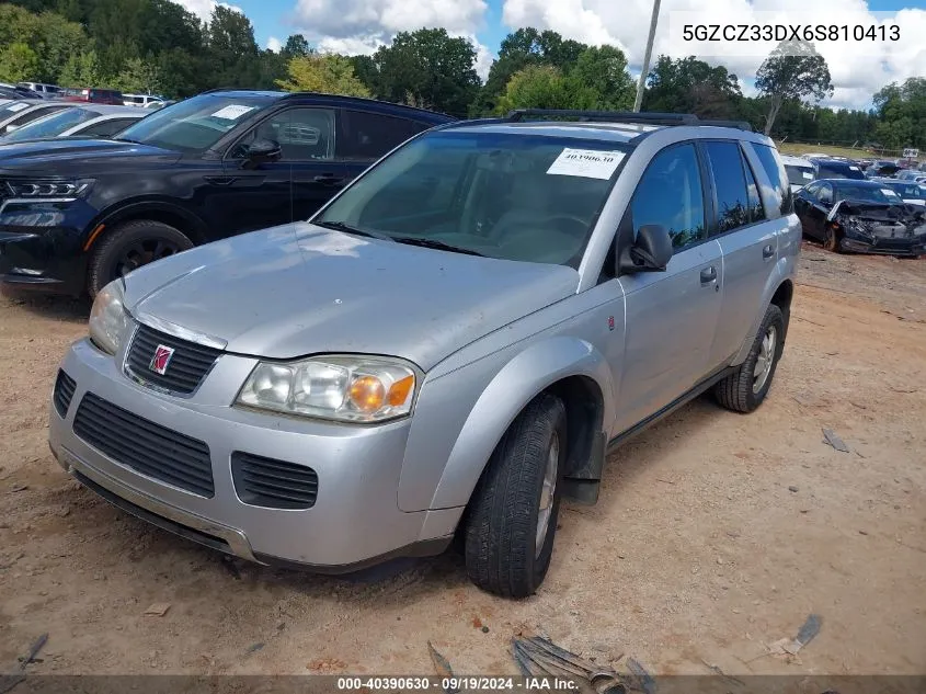 2006 Saturn Vue 4 Cyl VIN: 5GZCZ33DX6S810413 Lot: 40390630