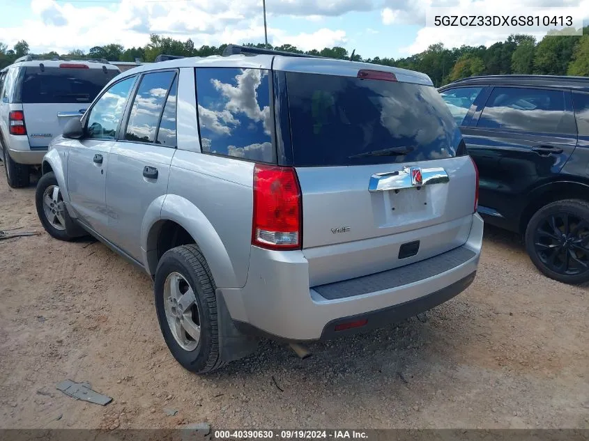 2006 Saturn Vue 4 Cyl VIN: 5GZCZ33DX6S810413 Lot: 40390630