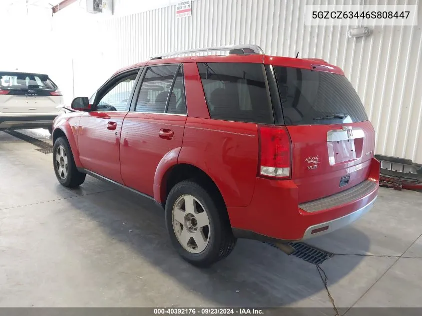 2006 Saturn Vue V6 VIN: 5GZCZ63446S808447 Lot: 40392176