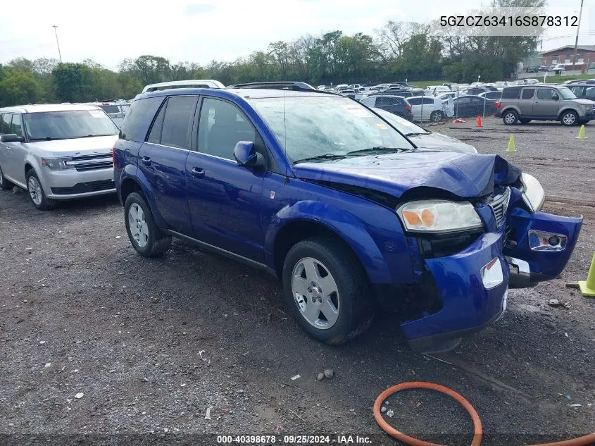 2006 Saturn Vue V6 VIN: 5GZCZ63416S878312 Lot: 40398678