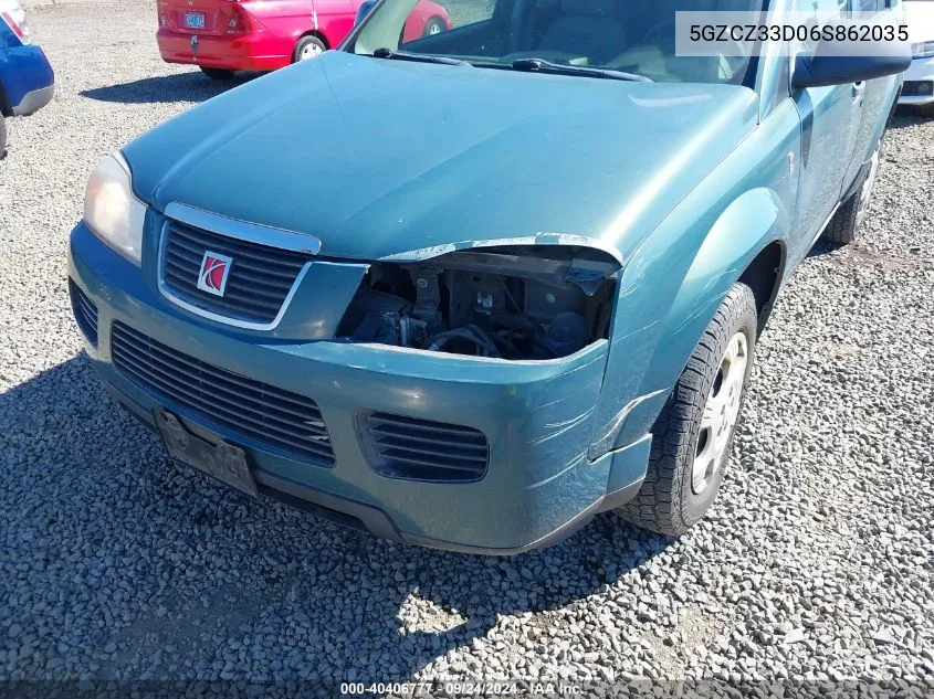 2006 Saturn Vue 4 Cyl VIN: 5GZCZ33D06S862035 Lot: 40406777