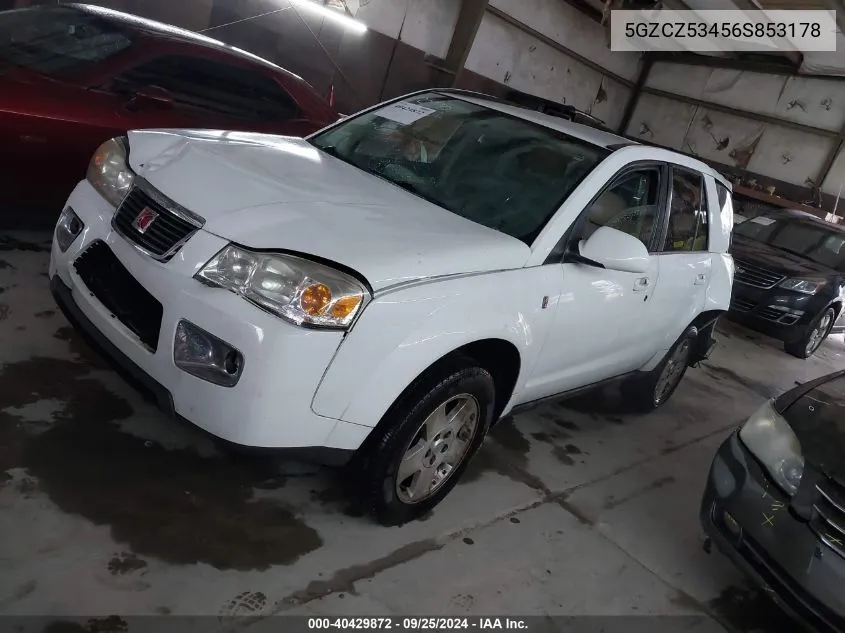 2006 Saturn Vue V6 VIN: 5GZCZ53456S853178 Lot: 40429872