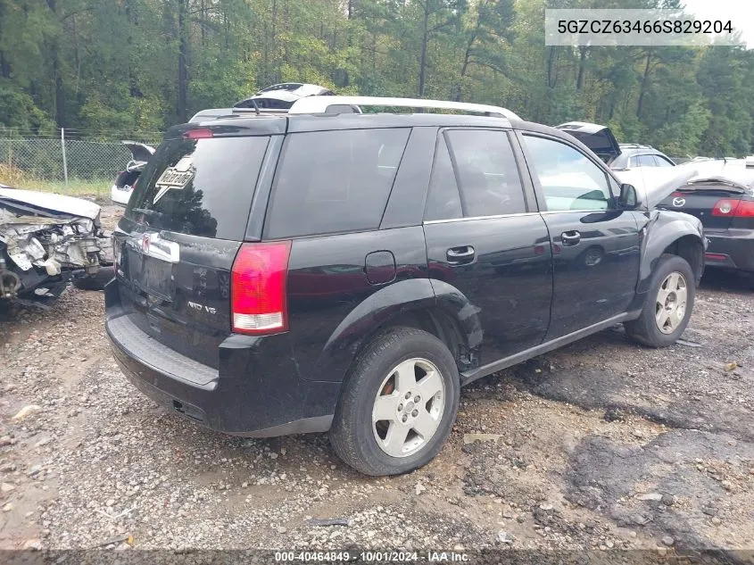 2006 Saturn Vue V6 VIN: 5GZCZ63466S829204 Lot: 40464849