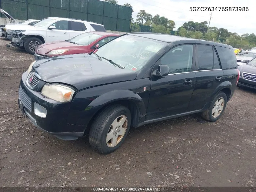 2006 Saturn Vue V6 VIN: 5GZCZ63476S873986 Lot: 40474621