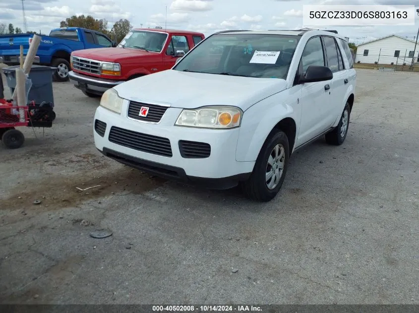 2006 Saturn Vue 4 Cyl VIN: 5GZCZ33D06S803163 Lot: 40502008