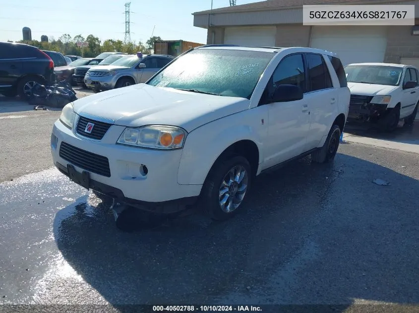 2006 Saturn Vue V6 VIN: 5GZCZ634X6S821767 Lot: 40502788