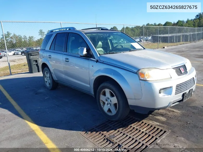 2006 Saturn Vue V6 VIN: 5GZCZ63426S827675 Lot: 40506212