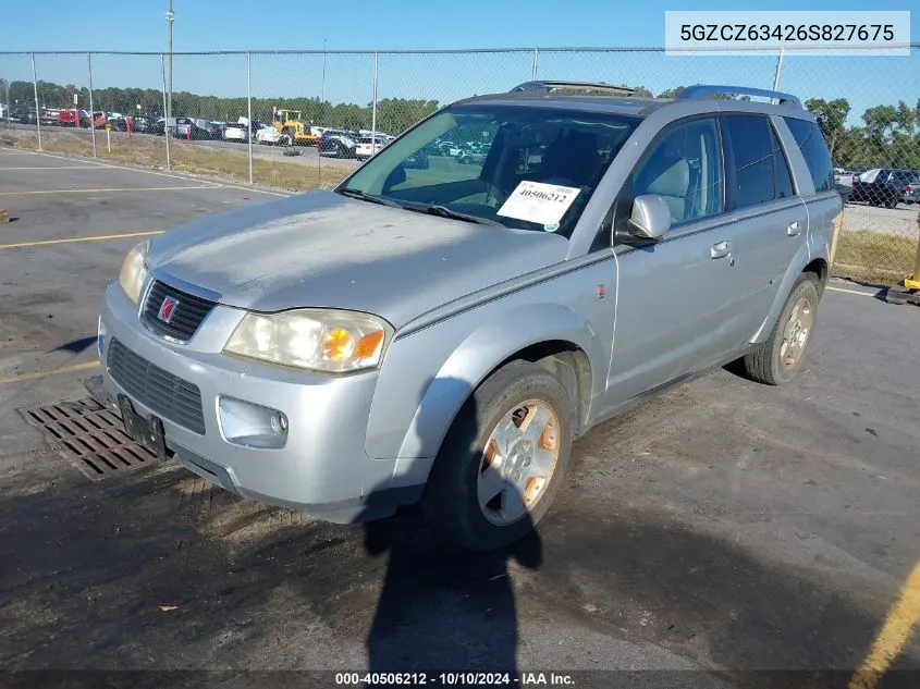 2006 Saturn Vue V6 VIN: 5GZCZ63426S827675 Lot: 40506212