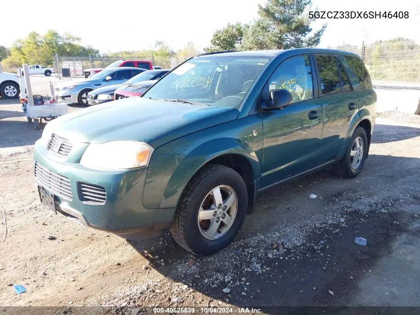 2006 Saturn Vue 4 Cyl VIN: 5GZCZ33DX6SH46408 Lot: 40525539