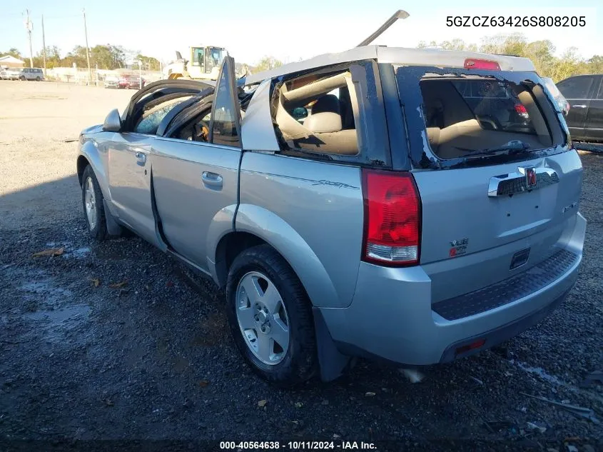 2006 Saturn Vue V6 VIN: 5GZCZ63426S808205 Lot: 40564638