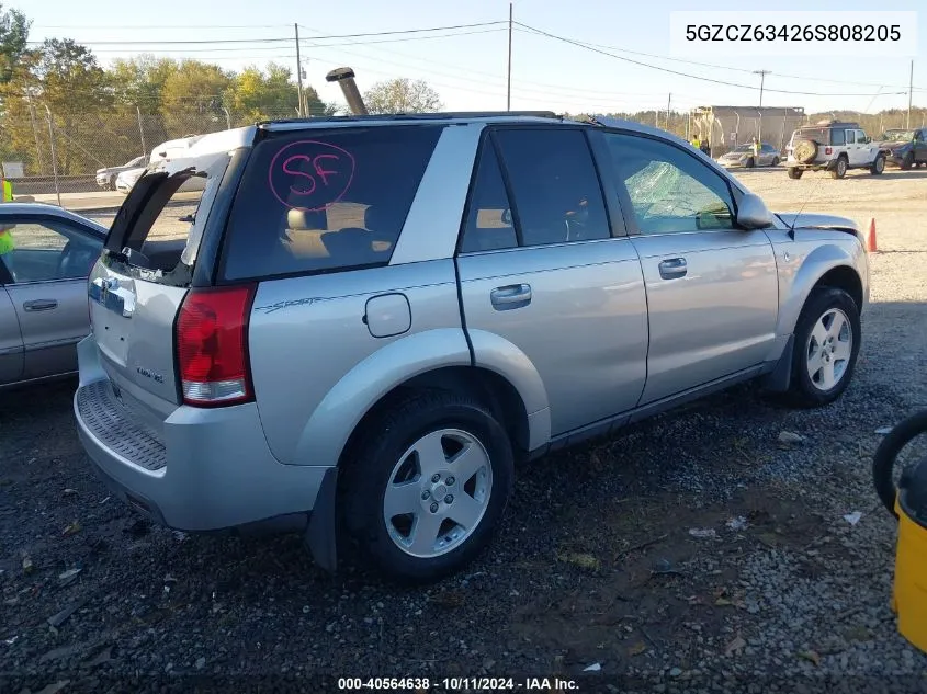 2006 Saturn Vue V6 VIN: 5GZCZ63426S808205 Lot: 40564638