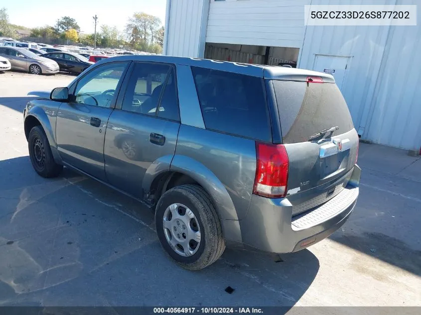 2006 Saturn Vue 4 Cyl VIN: 5GZCZ33D26S877202 Lot: 40564917