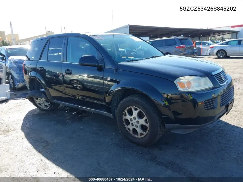 2006 Saturn Vue V6 VIN: 5GZCZ53426S845202 Lot: 40680437