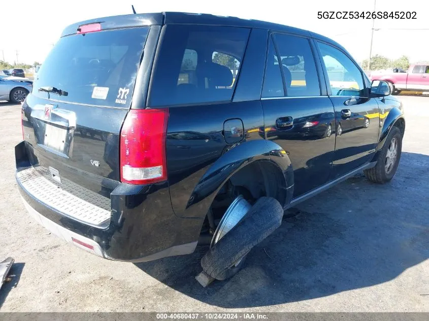 2006 Saturn Vue V6 VIN: 5GZCZ53426S845202 Lot: 40680437