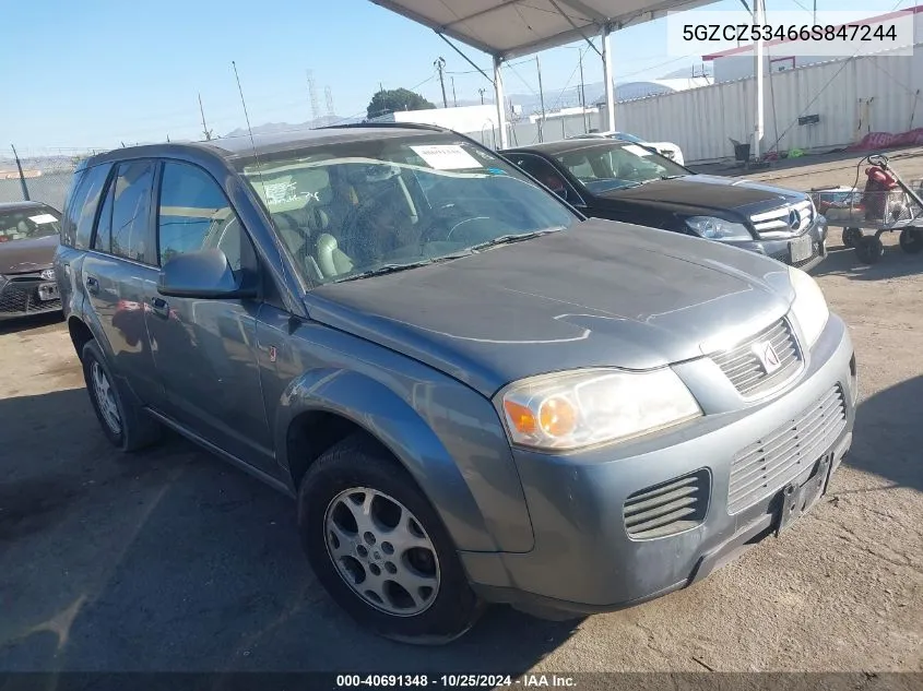 2006 Saturn Vue V6 VIN: 5GZCZ53466S847244 Lot: 40691348