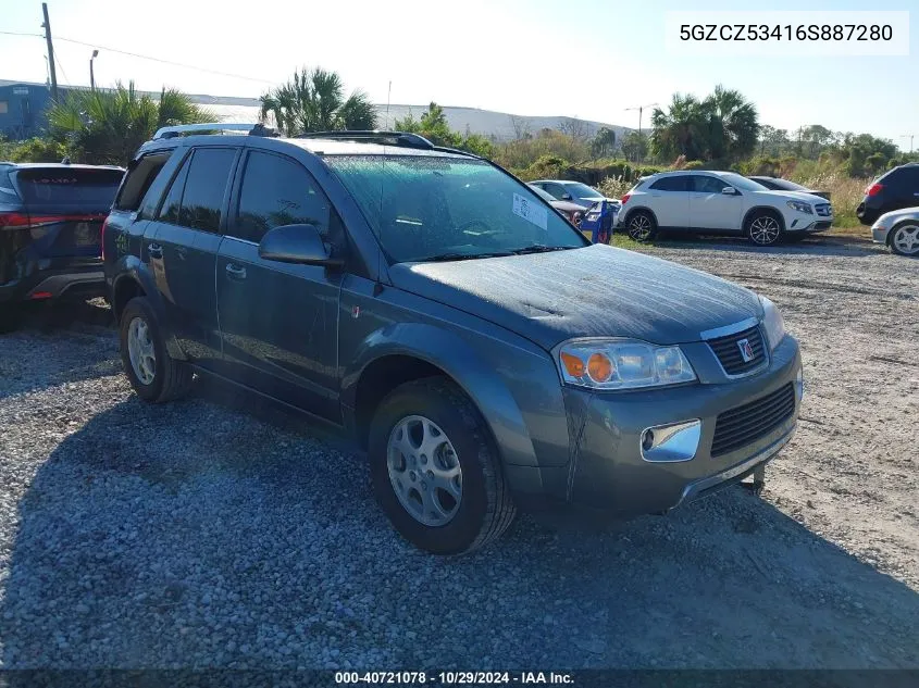 2006 Saturn Vue V6 VIN: 5GZCZ53416S887280 Lot: 40721078