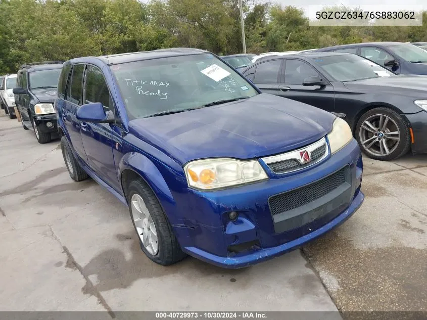 2006 Saturn Vue V6 VIN: 5GZCZ63476S883062 Lot: 40729973