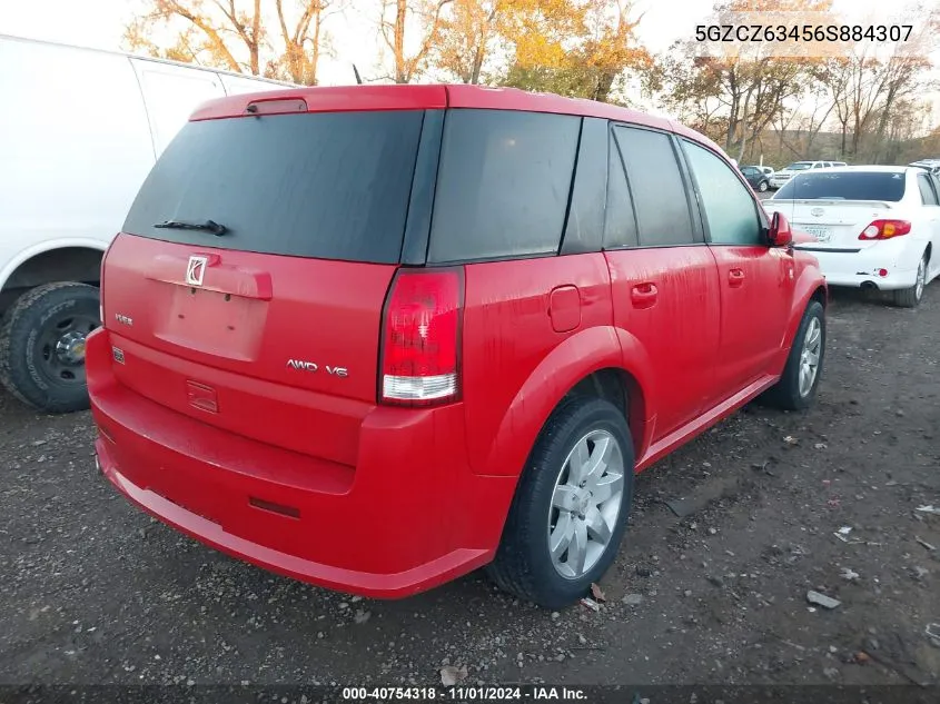 2006 Saturn Vue V6 VIN: 5GZCZ63456S884307 Lot: 40754318