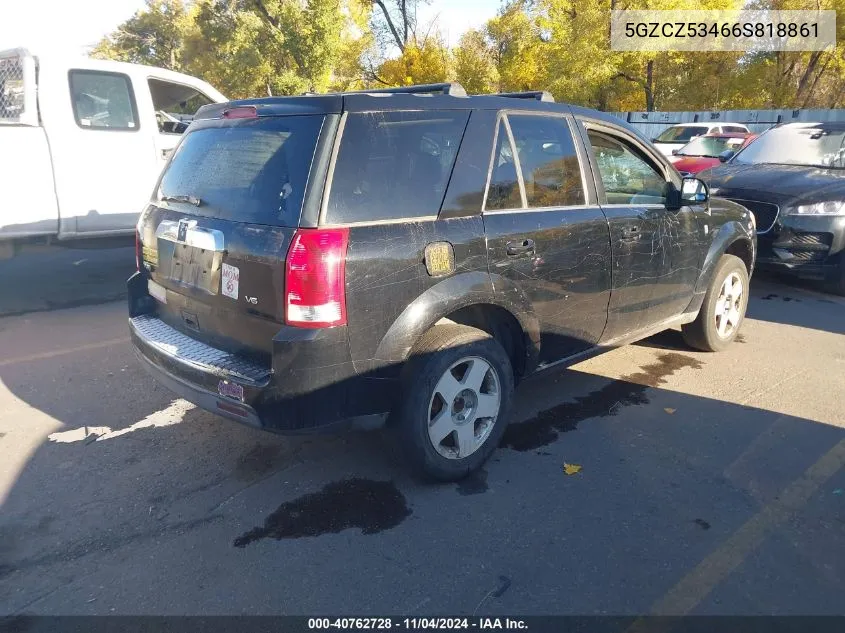 2006 Saturn Vue VIN: 5GZCZ53466S818861 Lot: 40762728