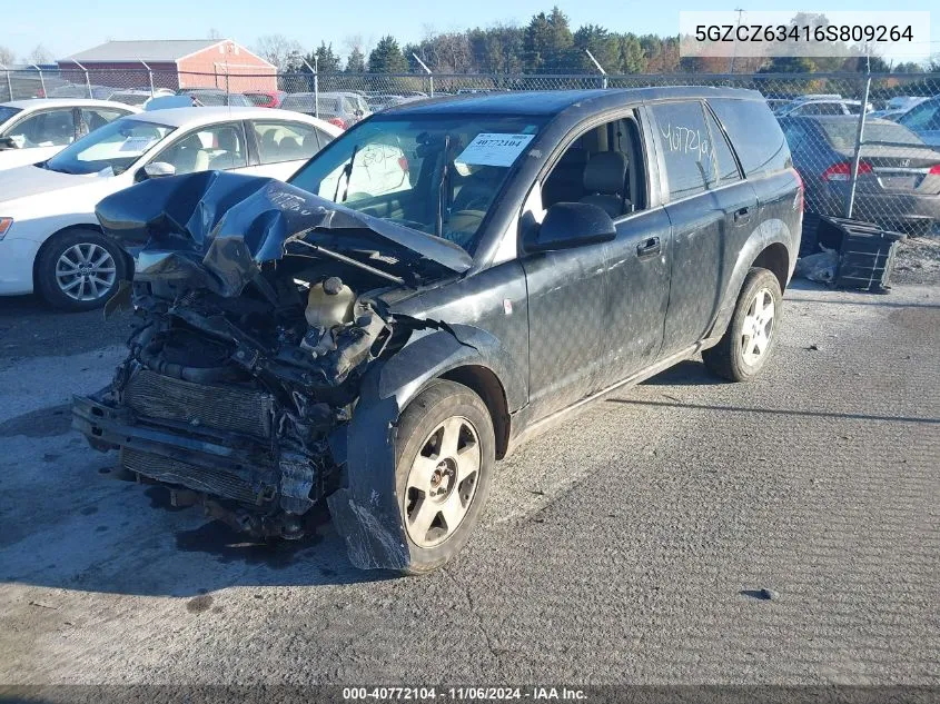 2006 Saturn Vue V6 VIN: 5GZCZ63416S809264 Lot: 40772104