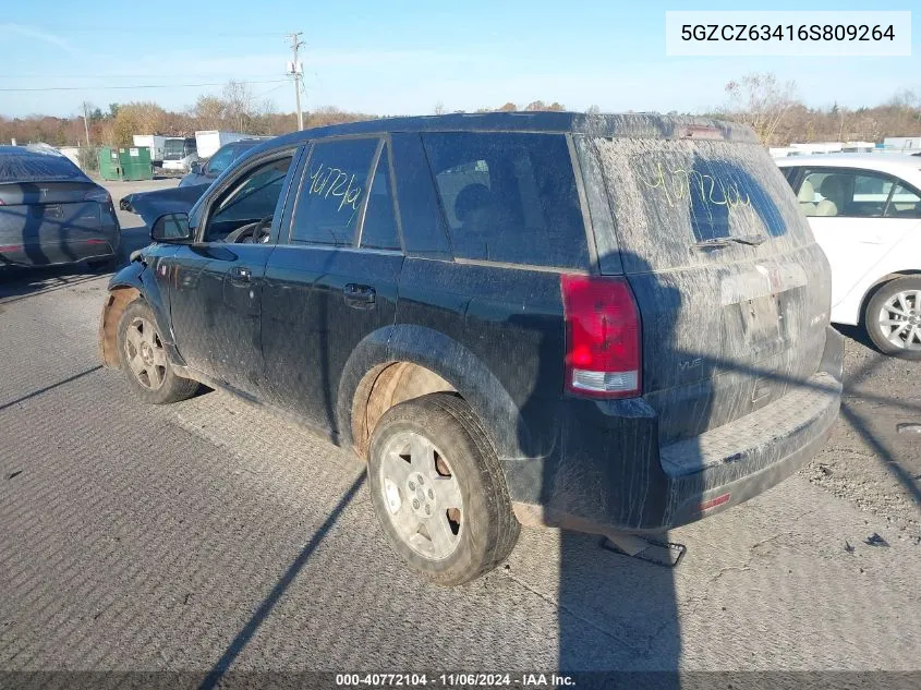 2006 Saturn Vue V6 VIN: 5GZCZ63416S809264 Lot: 40772104