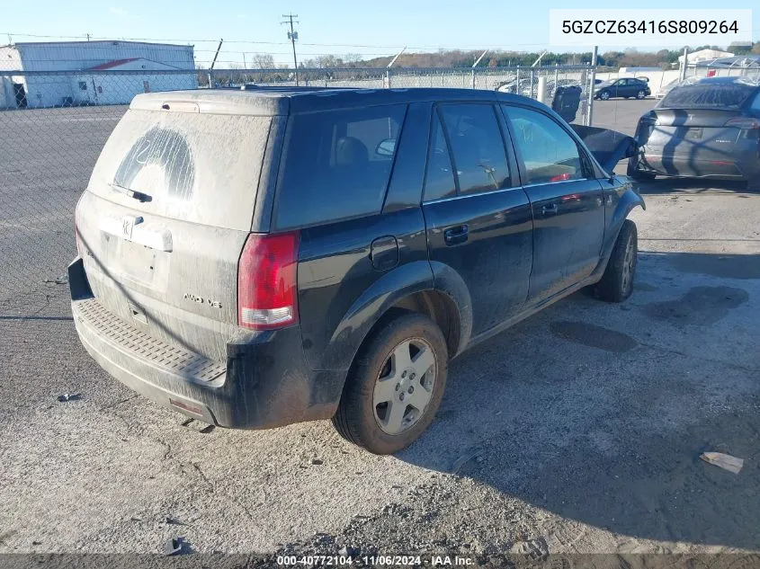 2006 Saturn Vue V6 VIN: 5GZCZ63416S809264 Lot: 40772104