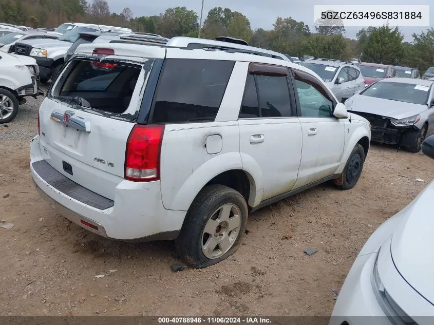 2006 Saturn Vue V6 VIN: 5GZCZ63496S831884 Lot: 40788946