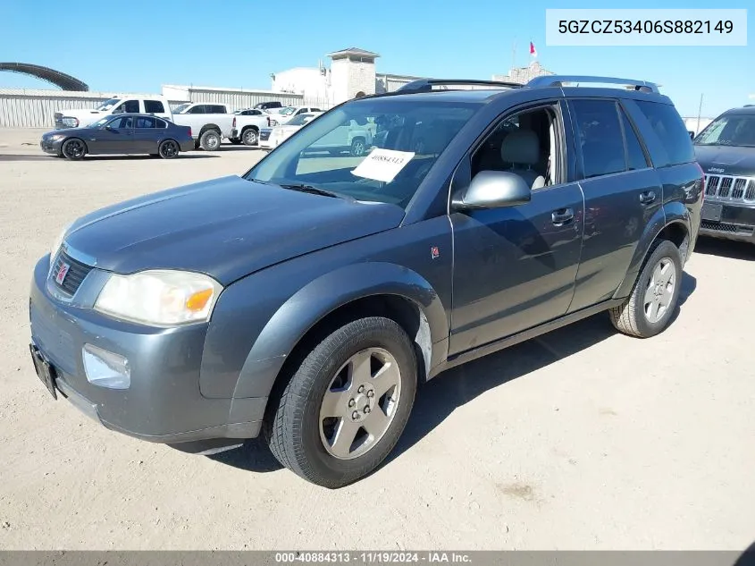 2006 Saturn Vue V6 VIN: 5GZCZ53406S882149 Lot: 40884313