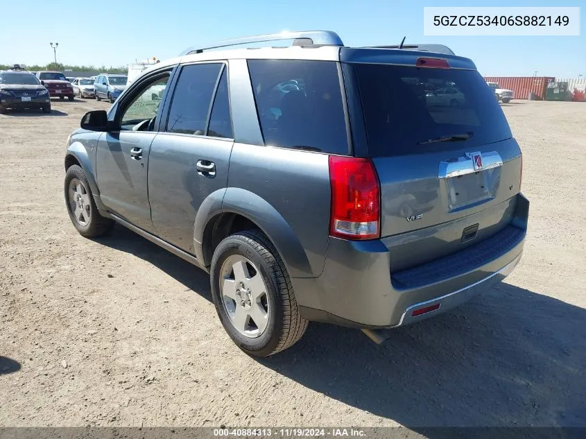 2006 Saturn Vue V6 VIN: 5GZCZ53406S882149 Lot: 40884313