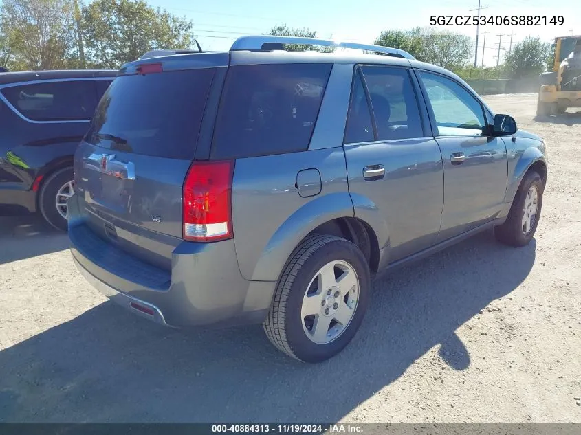 2006 Saturn Vue V6 VIN: 5GZCZ53406S882149 Lot: 40884313