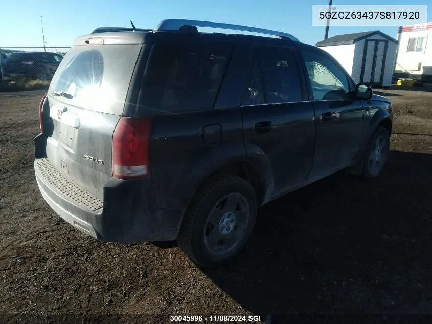 2007 Saturn Vue VIN: 5GZCZ63437S817920 Lot: 30045996