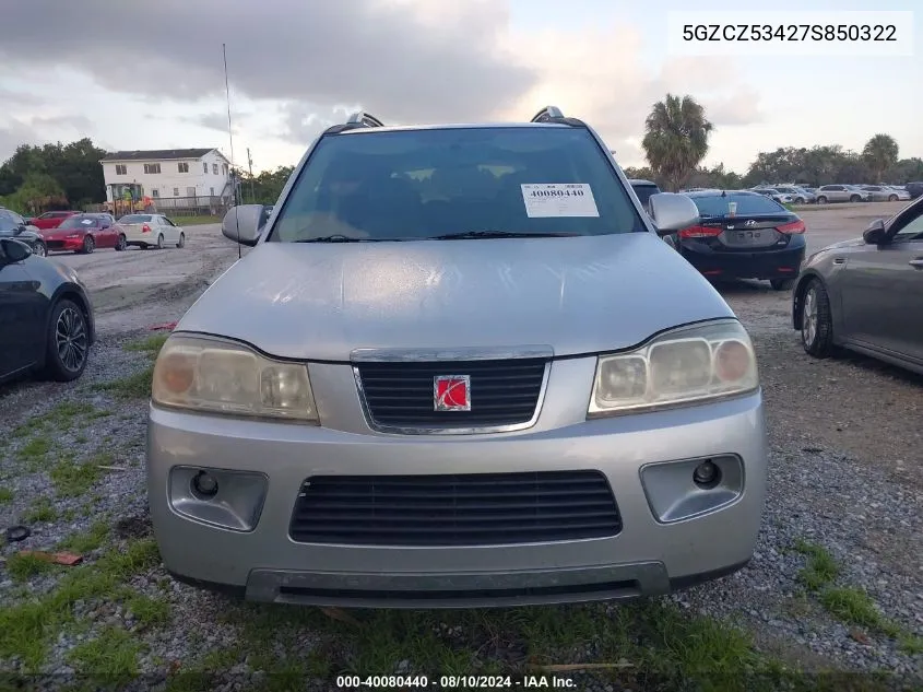 5GZCZ53427S850322 2007 Saturn Vue V6