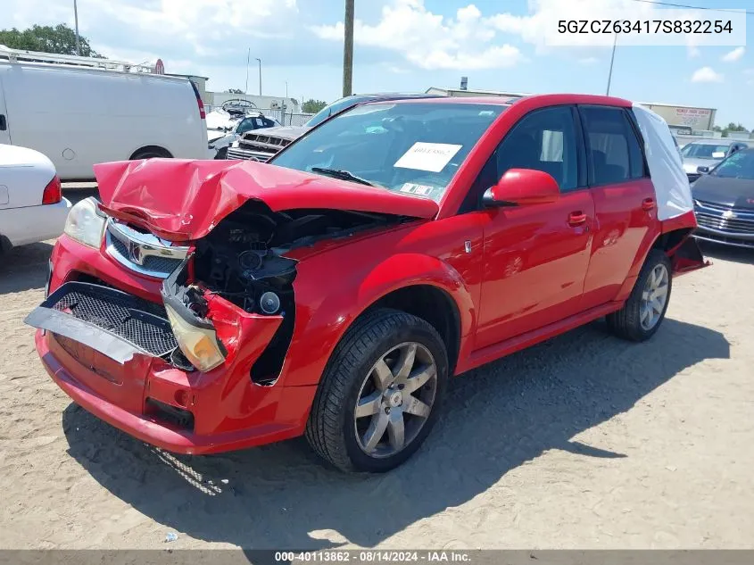 2007 Saturn Vue V6 VIN: 5GZCZ63417S832254 Lot: 40113862