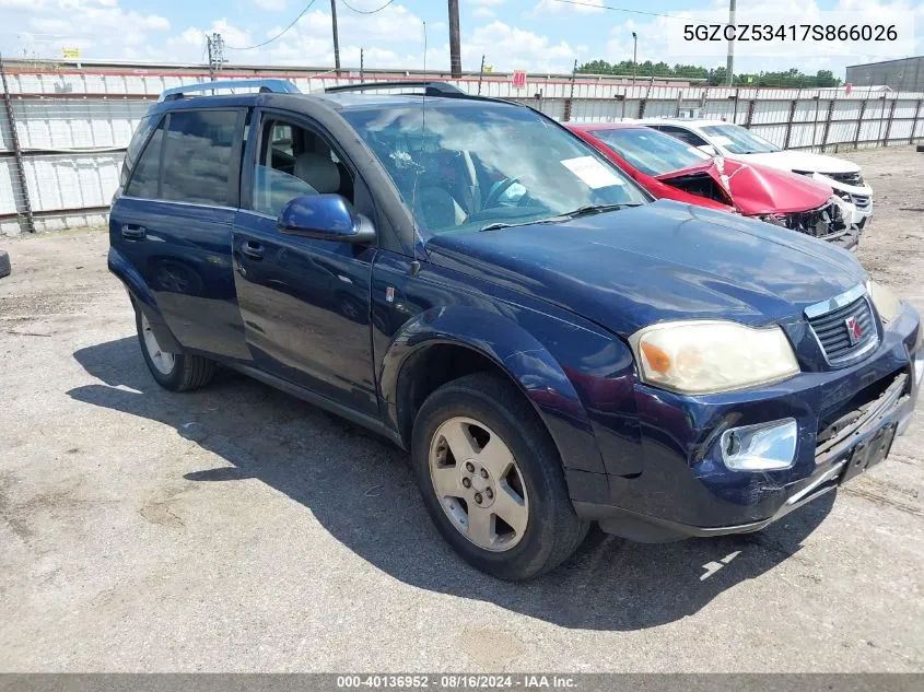 2007 Saturn Vue V6 VIN: 5GZCZ53417S866026 Lot: 40136952