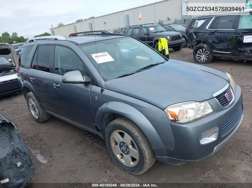 2007 Saturn Vue V6 VIN: 5GZCZ53457S839461 Lot: 40185049