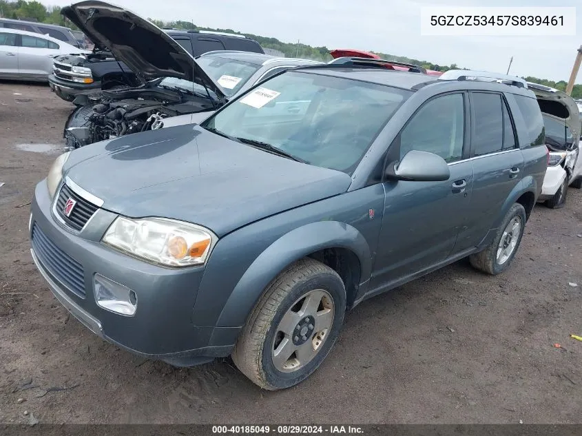 2007 Saturn Vue V6 VIN: 5GZCZ53457S839461 Lot: 40185049