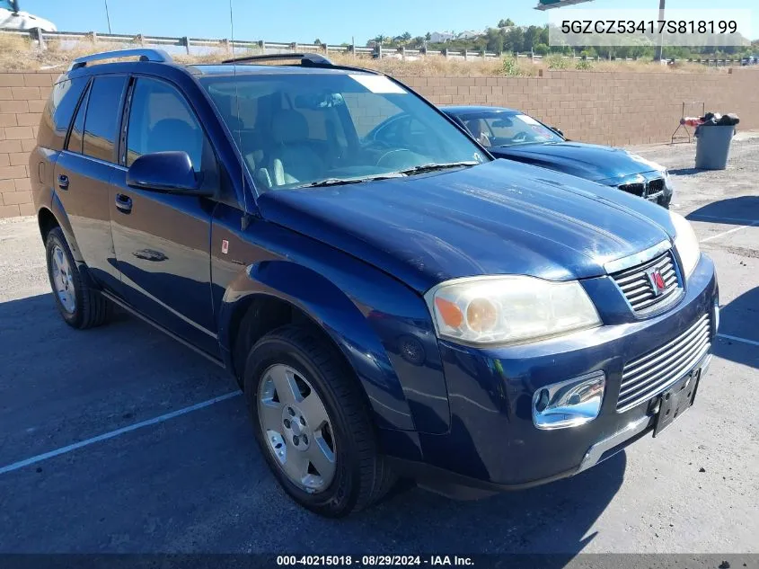 2007 Saturn Vue V6 VIN: 5GZCZ53417S818199 Lot: 40215018