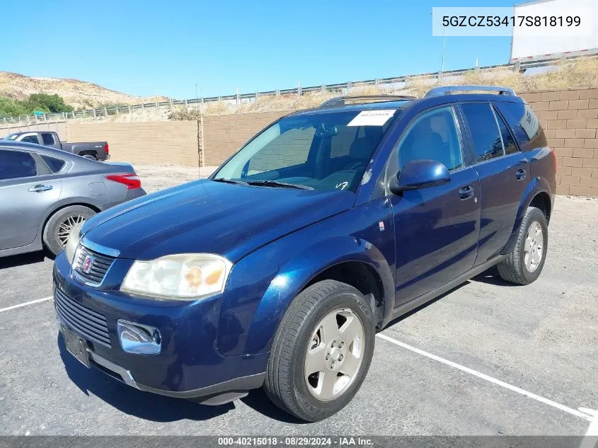 2007 Saturn Vue V6 VIN: 5GZCZ53417S818199 Lot: 40215018