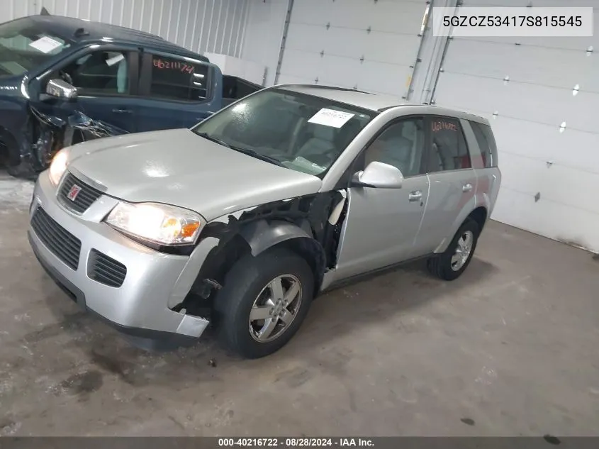 2007 Saturn Vue V6 VIN: 5GZCZ53417S815545 Lot: 40216722