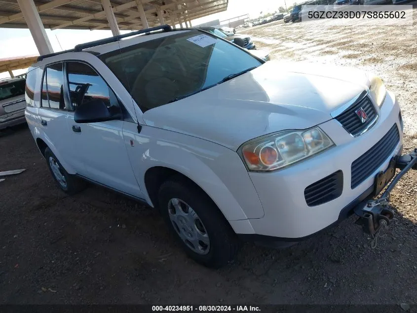 5GZCZ33D07S865602 2007 Saturn Vue 4 Cyl